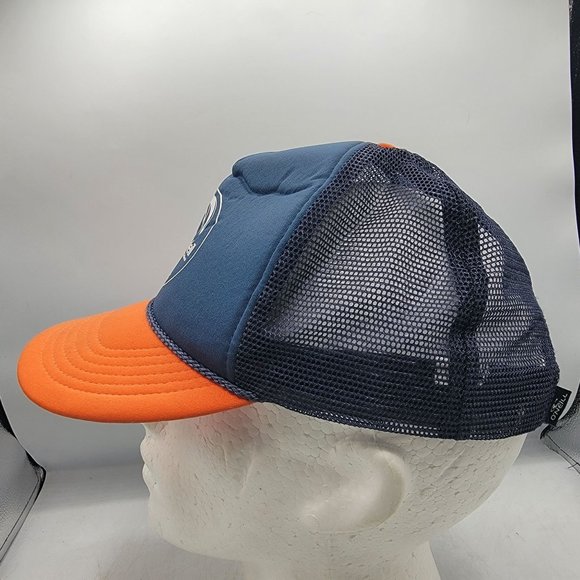 ONeill Adults Blue Orange Truck Hat Mesh Back Breathable Outdoors Casual - Picture 2 of 9